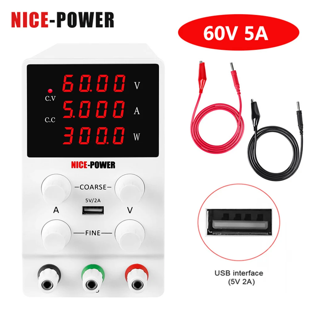 

Регулируемый лабораторный источник питания постоянного тока 30 в 10 А, регулируемый лабораторный источник питания 60 в 5 А, стабилизатор напря...