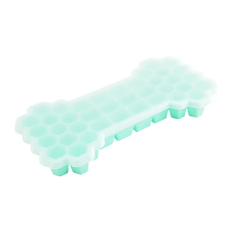 

Creative Ice Cube Tray Honeycomb Ice Cube Mold Food Grade Flexible Silicone Ice Molds for Whiskey Cocktail Wholesale DropShip