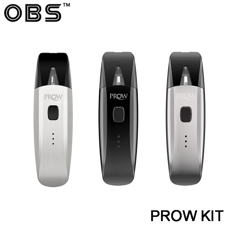 Оригинальный OBS Prow Pod Комплект 300 мАч батарея 1 5 мл картридж и Ом катушка