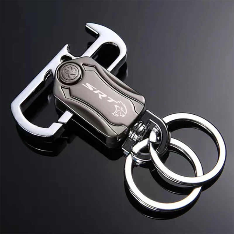 

Beer Bottle Opener Keychain Multifunctional Alloy Key Ring for SRT 6 8 10 Dodge Charger Chrysler Jeep Grand Cherokee Wrangler