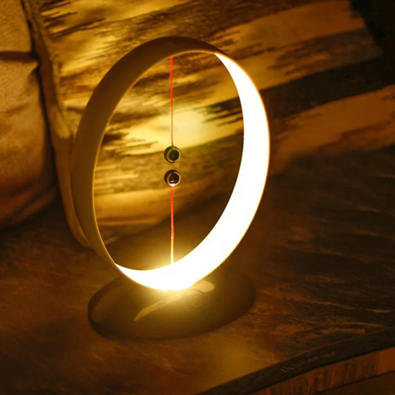 Зарядка через usb на магнитной подвеске баланс светильник Спальня стол ночной