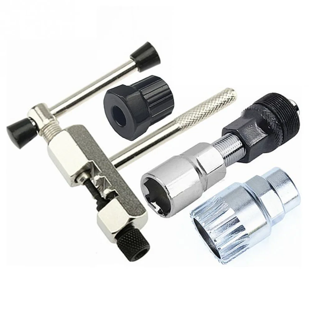 

4 PCS Bicycle Repair Tool Sets Kafei Central Axle Sleeve Rama Chain Cutter Wire Wrench Set Repair bicycle tools bike repair kit