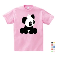 children summer gift chinese style printing giant panda cartoon funny cute t shirt 3 8years send children birthday gift t shirt