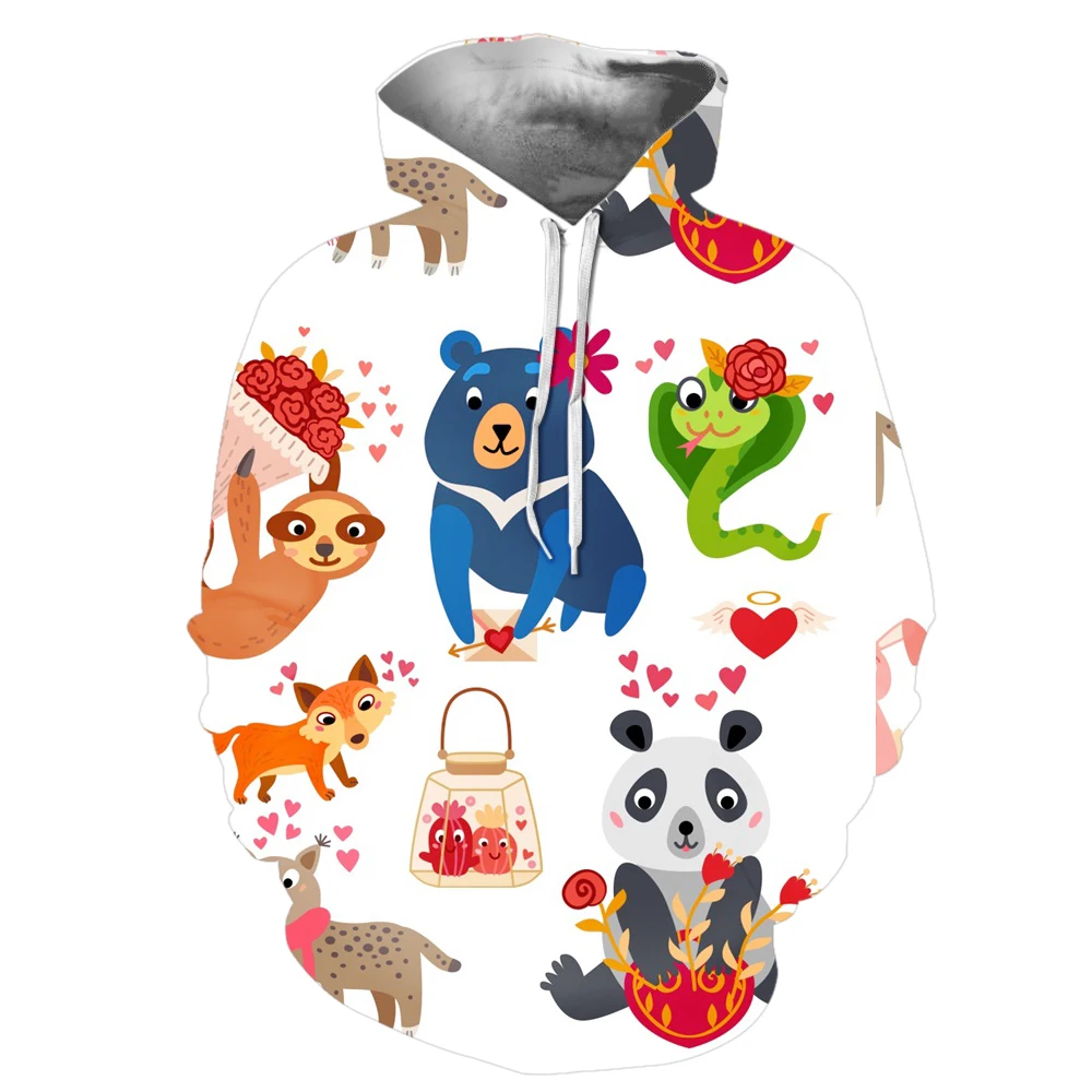 

Sweatshirts man's Plus Size 3D print animal Print Convertible Hoodie Sweatershirt Tops Sweatshirt man customer design WY18