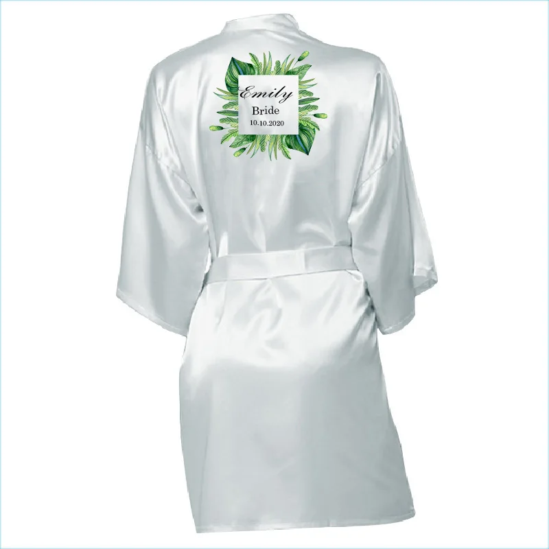 

Bride Maid of Honor Robes Kimono Robes Women Bachelorette Wedding Preparewear Bridal Party Robes
