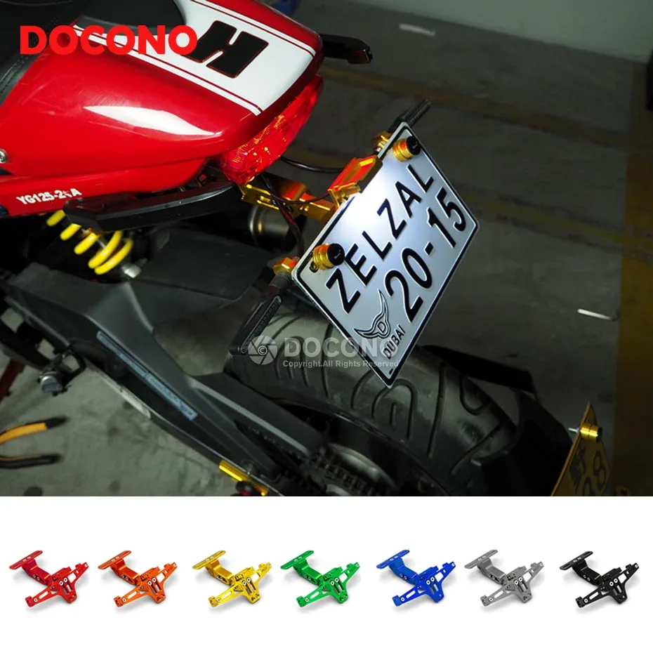 Держатель кронштейна номерного знака мотоцикла CNC для HONDA CB 1100F 600F CRF 450 MSX 125 CBR 300R