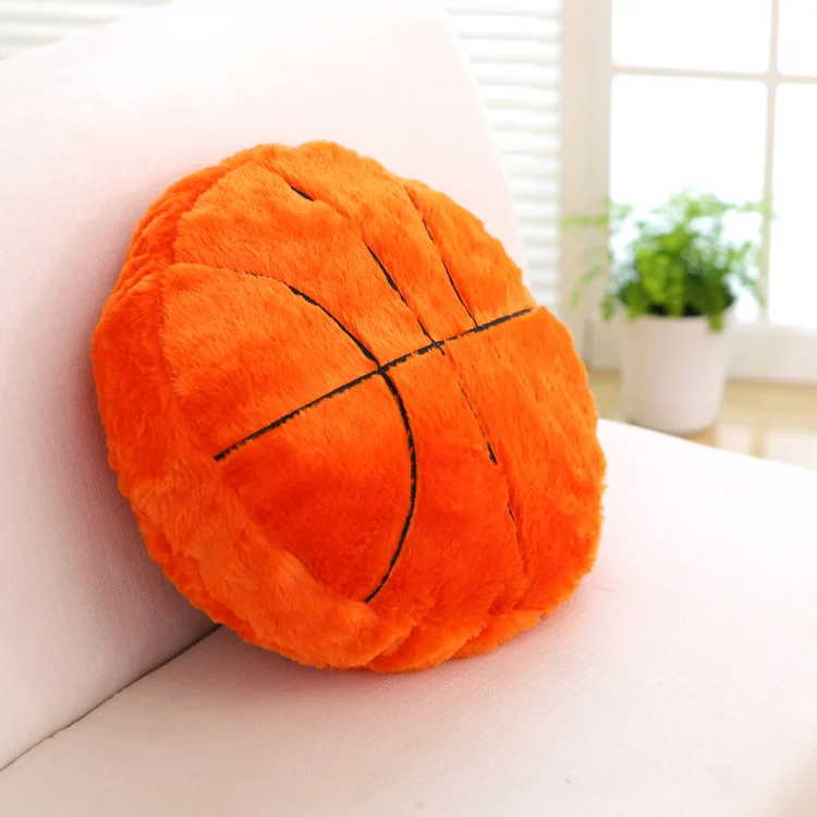 

[Funny] 55cm Sport ball Basketball Football Rugby Baseball plush stuffed toy doll model Soft cotton Hold pillow kids baby gift