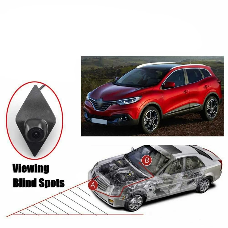 

Color CCD Car Vehicle Logo Front View Mark Parking System Camera for Renault-Koleos Logo Mark Camera Night-Vision