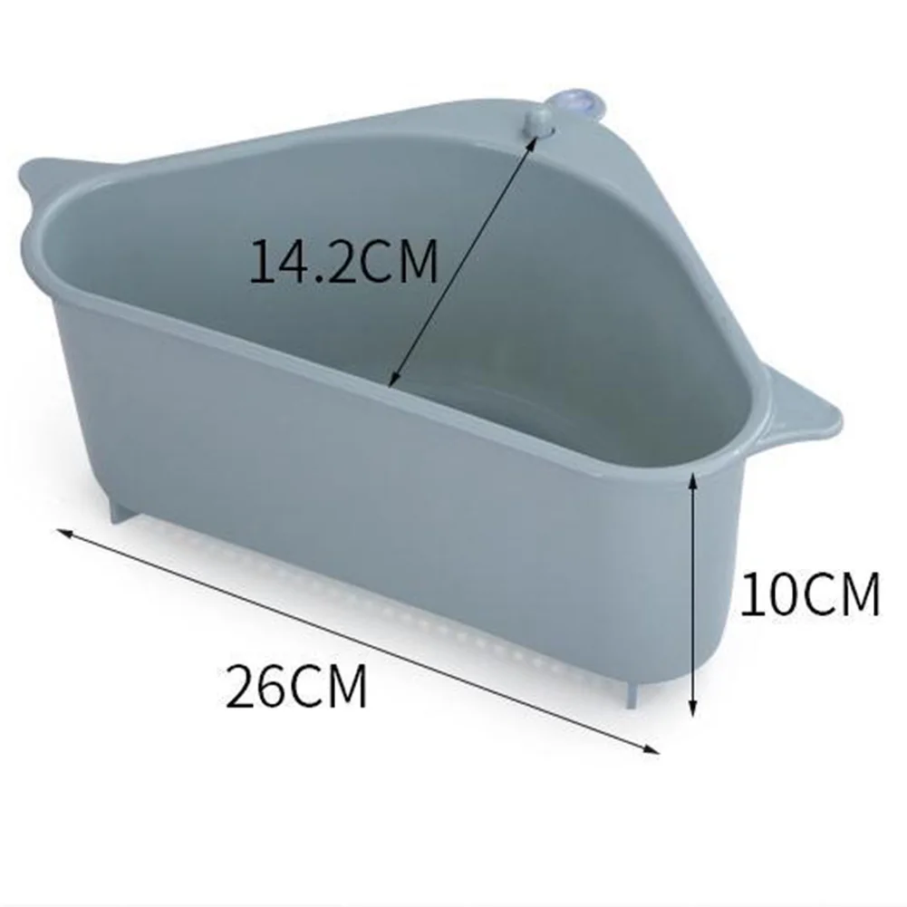 Кухонная корзина для слива раковины Tr iangle держатель на присоске угловая стойка