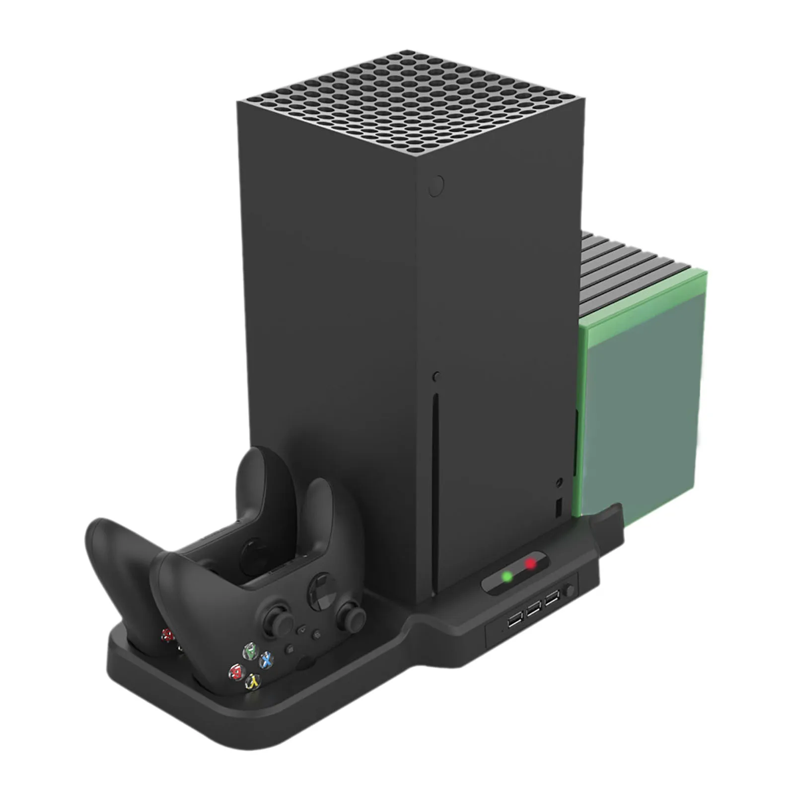 Вертикальная охлаждающая подставка для Xbox Series X двойное зарядное устройство