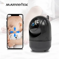 mini baby monitor ip camera auto tracking hd 1080p indoor home wireless wifi ip camera home security surveillance cctv camera ir
