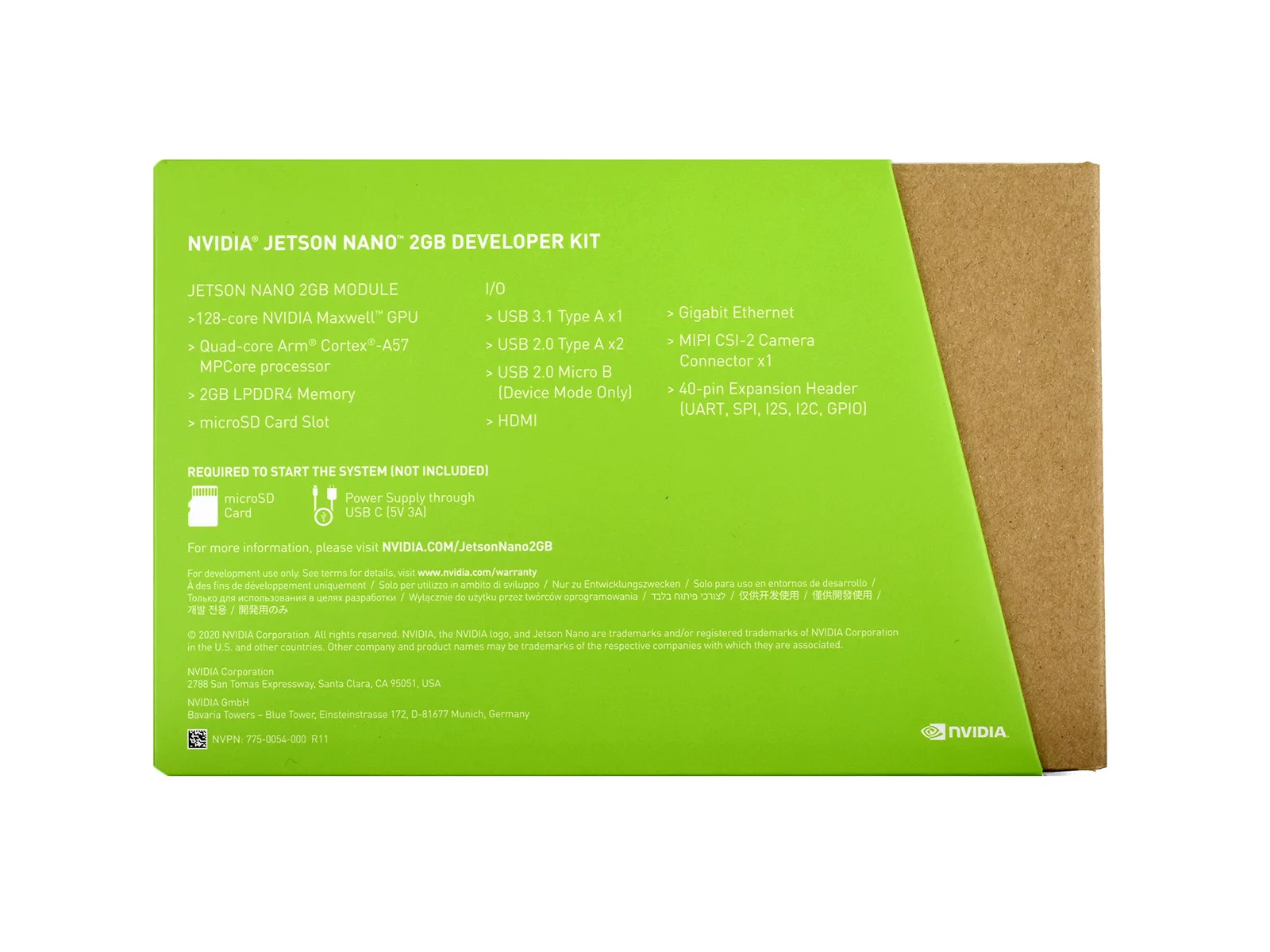 Набор разработчиков Jetson Nano 2 ГБ для приложений с искусственным интеллектом 4