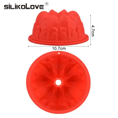 random color3019 SILIKOLOVE мини-силиконовая форма для торта Формы для выпечки миски Детские Хлеб пироги буханка антипригарный силиконовый Плесень лотки для выпечки кастрюли - Цвет: random color3019