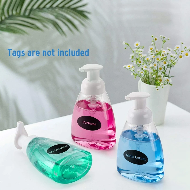 

6 Pack 300Ml/10Oz Foaming Soap Dispensers Clear Plastic Soap Dispenser Pump Bottles,Perfect for Kitchen Bathroom