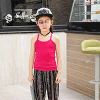 children tanks summer tops wear kid boy girl 100 cotton sports vest waistcoat clothes camisoles kids girls casual vests outfits