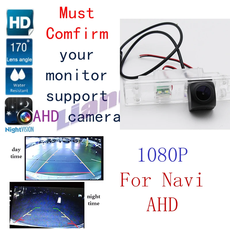 

For BMW 6 M6 E63 E63N E64 E64N Car Rear Camera Big CCD Night View Backup Reverse AHD Vision 1080 720 RCA WaterPoof CAM