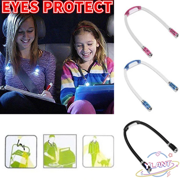 

Ylant Flexible Handsfree LED Neck Light Book Reading Lamp Night Flashlight Camping Light S7