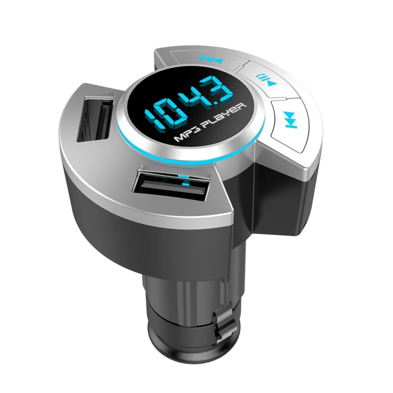 Car Charger Adapter FM Transmitter Bluetooth 5.0 Wireless Modulator Handsfree TF Multifunction MP3 Player USB Charge | Автомобили и