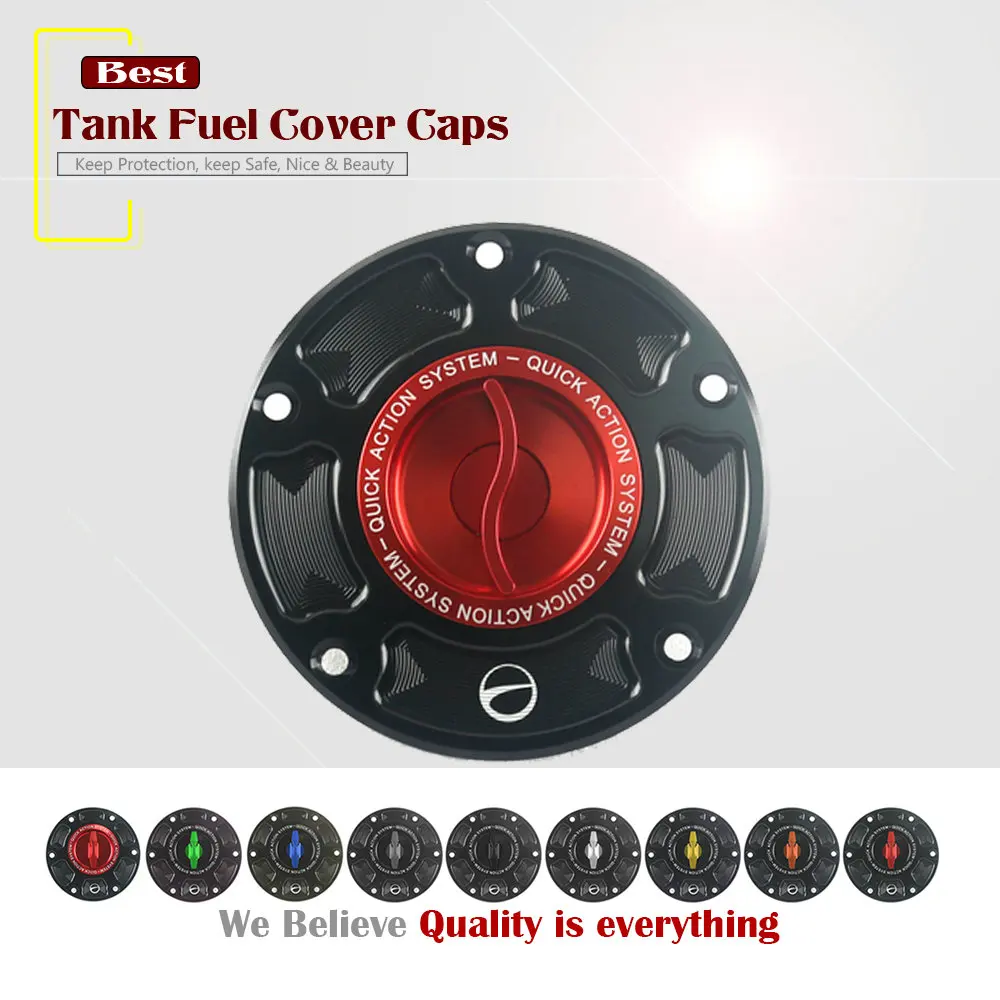 Motorcycle CNC Accessories Quick Release Key Fuel Tank Gas Oil Cap Cover for Aprilia RSV4 FACTORY APRC 1100 RR