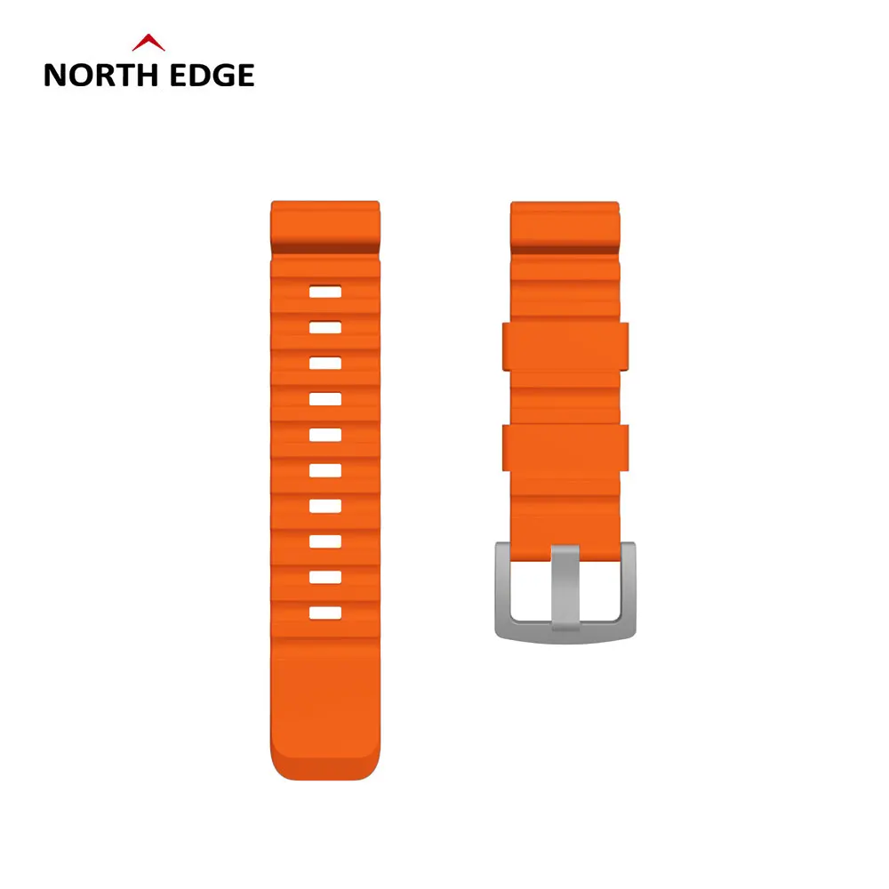 24 мм смарт-часы ремешок нейлон/силиконовый для North EDGE Apache /Gavia 2 Смарт-часы уличные