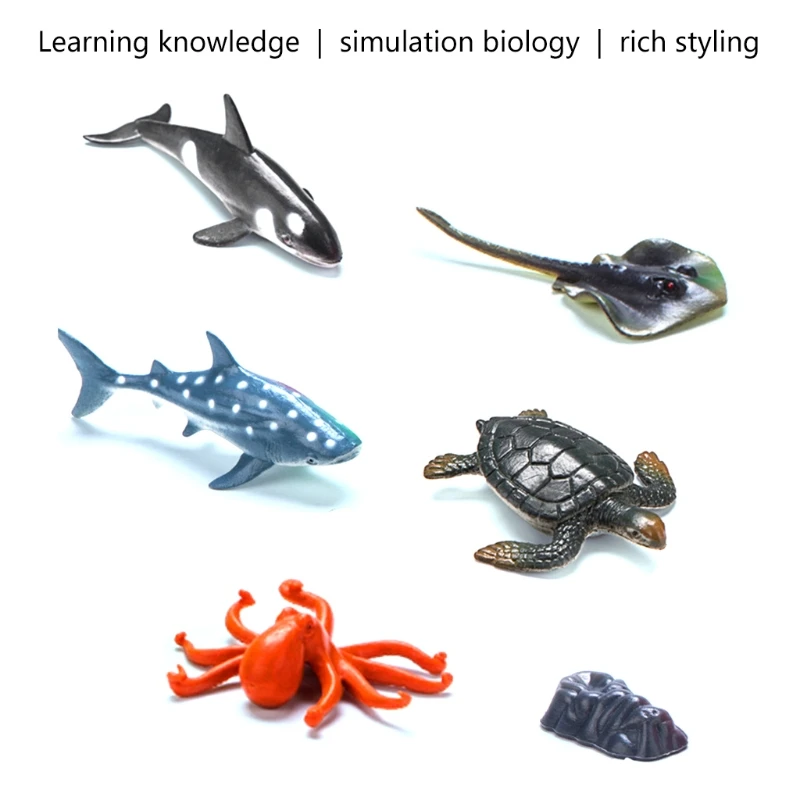 

11 PCS Interest Children's Realistic Ocean Animals Kids Party Halloween Gift Relieve Stress Kids Birthday Gift