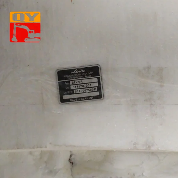 

Hydraulic Pump BPV70R BPV70-R-TC Main Pump Assembly S/N 5141207001