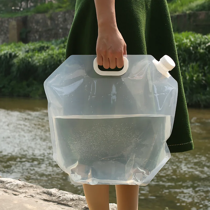 

10L Foldable Outdoor Folding Collapsible Drinking Car Water Bag Carrier Container Outdoor Camping Hiking Picnic Emergency Kits
