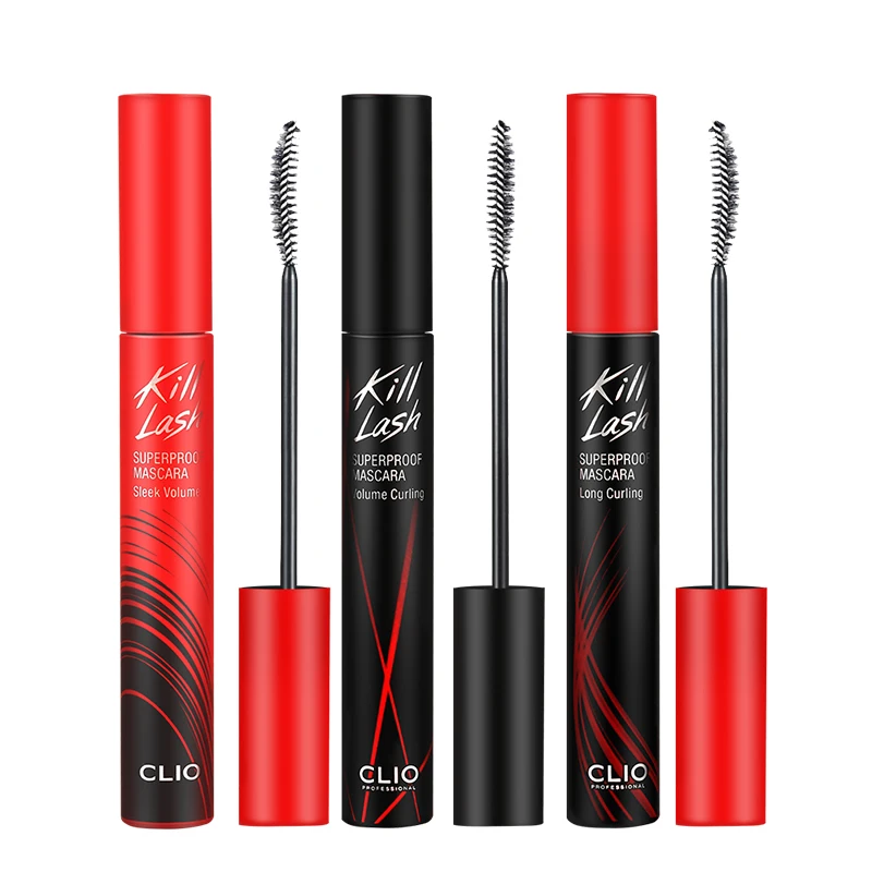 

zq Mascara Female Waterproof Long Curling Thick Not Smudge Smear-Proof Makeup