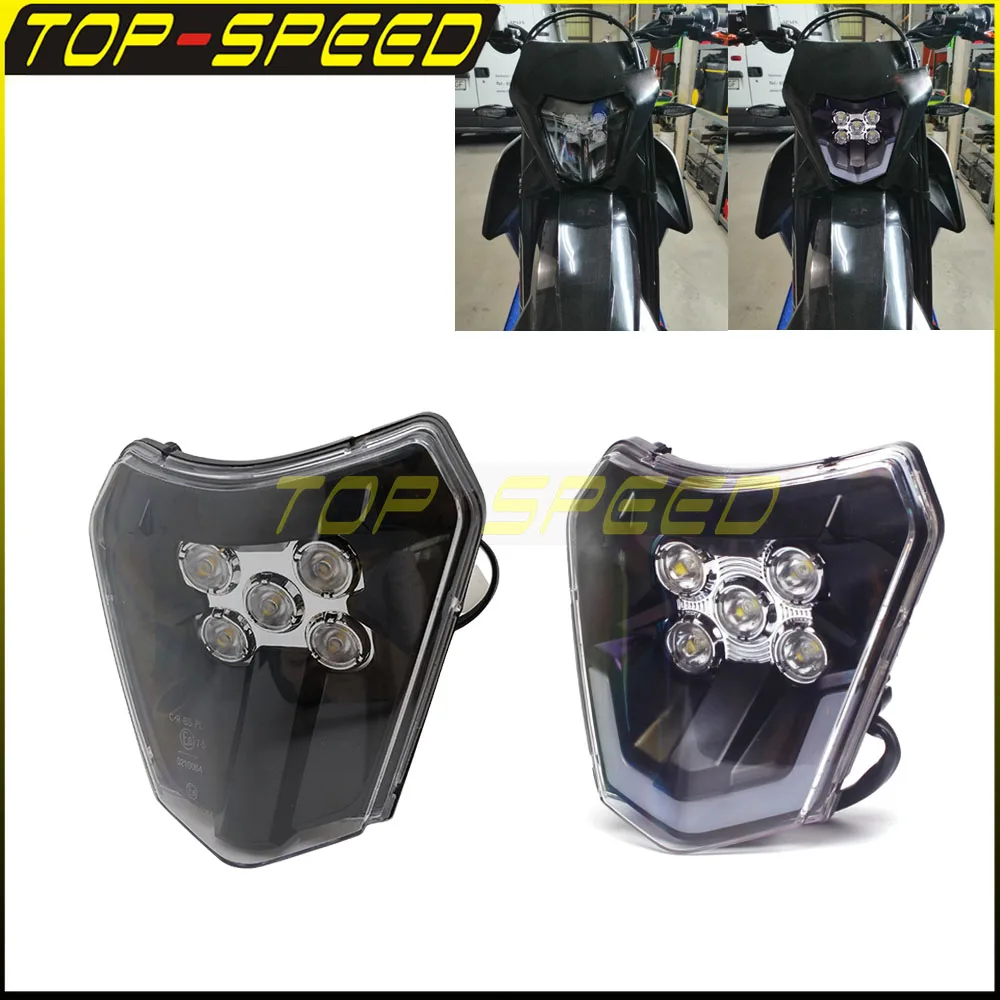 

For 690 SMC R Enduro Dual Sport LED Head Light Headlamp For XC-W 250 EXC 300 Six Days TPI XC-W 350 EXC-F EXC Factory Edition 500