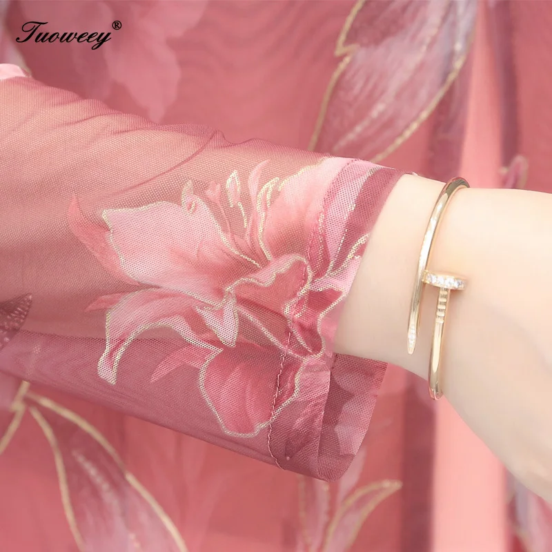 2020 весенние цветочные женские блузки модные осенние свободные длинные рубашки с