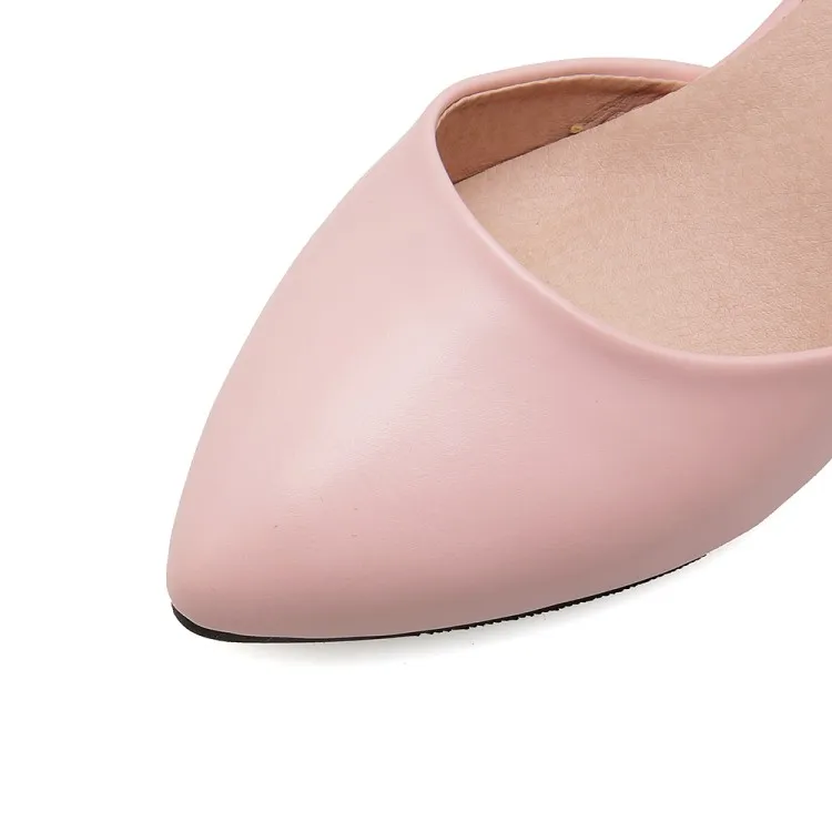 Женские туфли на высоком каблуке однотонные лодочки большие размеры|Женские