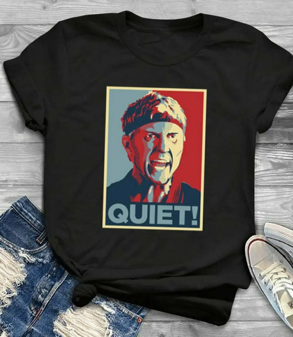 Черная футболка с принтом кобры Кай карате малыш мерзолистный сенсей Джонни квит