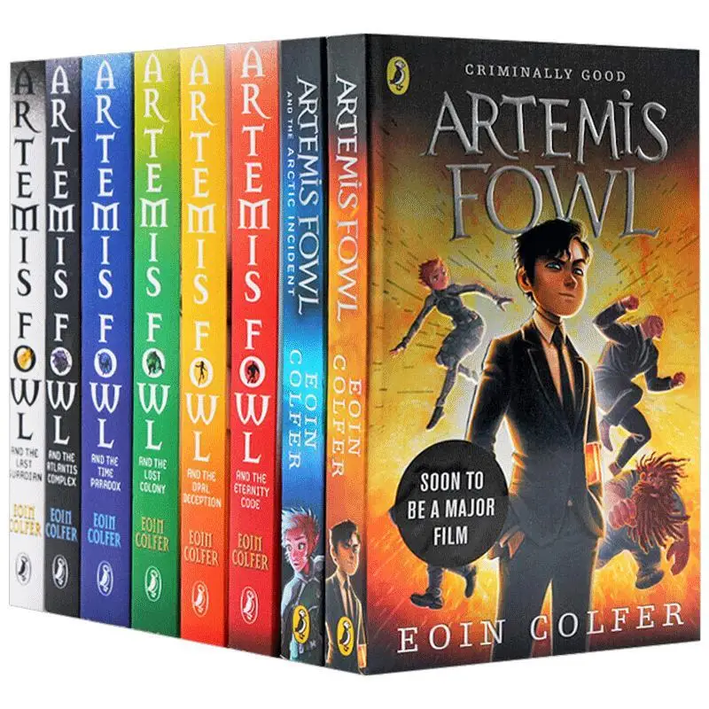 Artemis Fantasy Adventure Series 8 Volumes English Original Novel Artemis Fowl Brand New Version