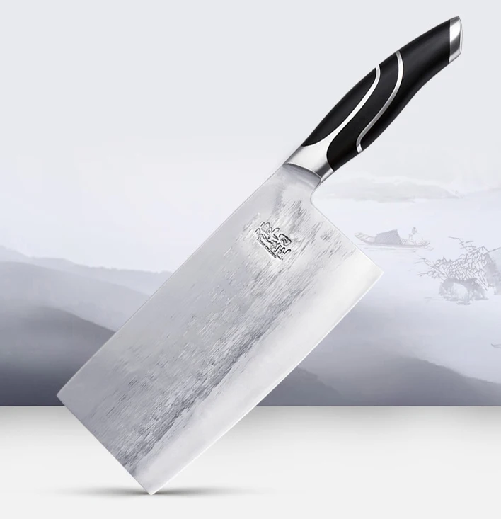 

Нож от Tang, кухонные ножи, острый нож для нарезки мяса, высокопрочный Мясницкий кухонный нож, специальные ножи шеф-повара, сталь 5CR15MOV