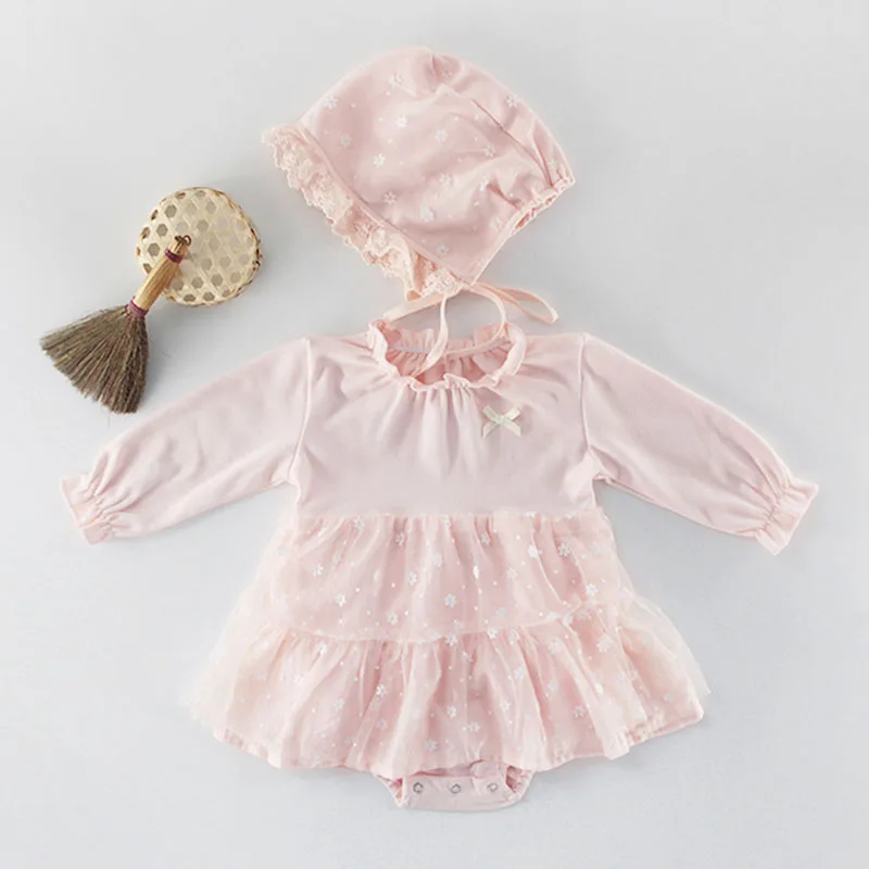 

Сезон весна-осень; Новинка; Одежда для маленьких девочек детский комбинезон с принтом в виде одежда Однотонная одежда с длинными рукавами д...