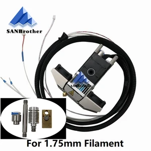 um2 um2 2 extended hotend printer head newest 3d olsson block through hole 1 75mm filament system free global shipping
