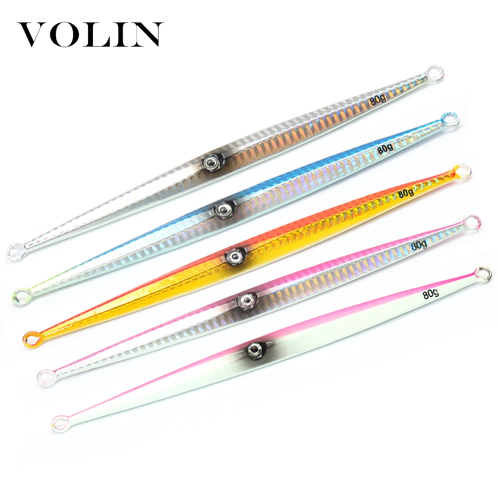 Новая модель 1 шт. металлическая рыболовная приманка VOLIN 60 г 80 100 120 150 жесткая