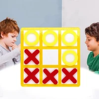 1 set tic tac toe toys creative parent child interaction plastic pieces educational chess toys for leisure