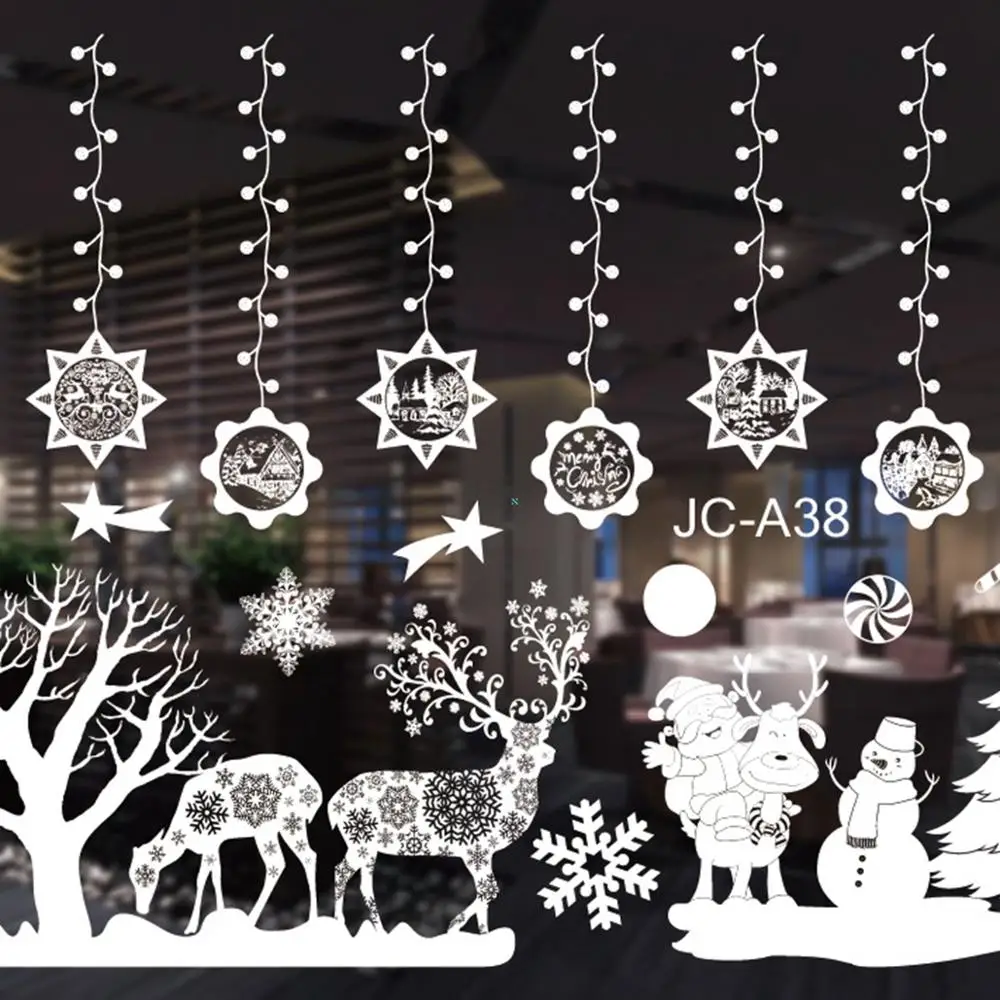 FENGRISE Рождественский фон Декор для дома Рождественская наклейка Рождественское