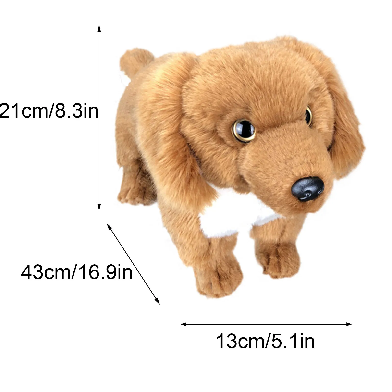 

Plush Toy Children's Kids Cartoon Kawaii Stuffed Animal Dogs Birthday Happy Gifts Ornaments For Children Christmas Gift