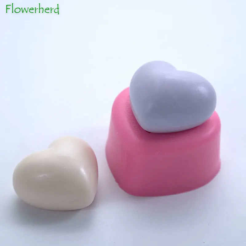 Форма в виде сердца для мыла силиконовые формы DIY ручной работы свадебные