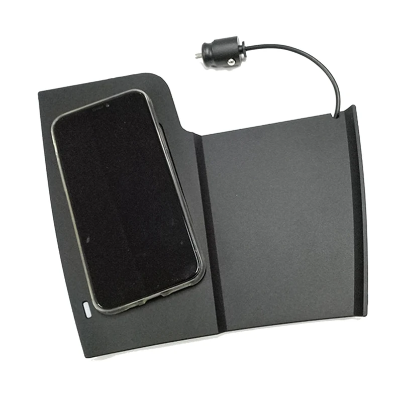 

Car Wireless Charger QI Phone Charger Charging Plate Center Console Phone Holder for Ford Focus MK4 2018 2019