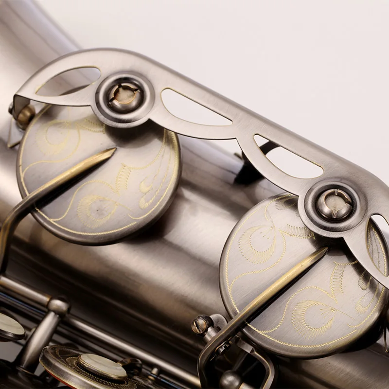 Beste Tenor B Platte Saxofoon High-End Geïmporteerd Custom Professionele Muziekinstrument Nikkel Zilveren Saxofoon