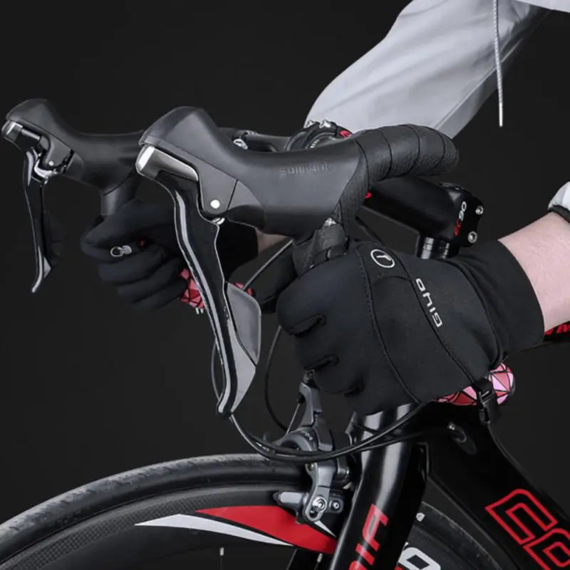 

Waterproof Bicycle Warm Touchscreen Full Finger Gloves Men Women Autumn And Winter Gloves Outdoor Skiing Winter Cycling Gloves