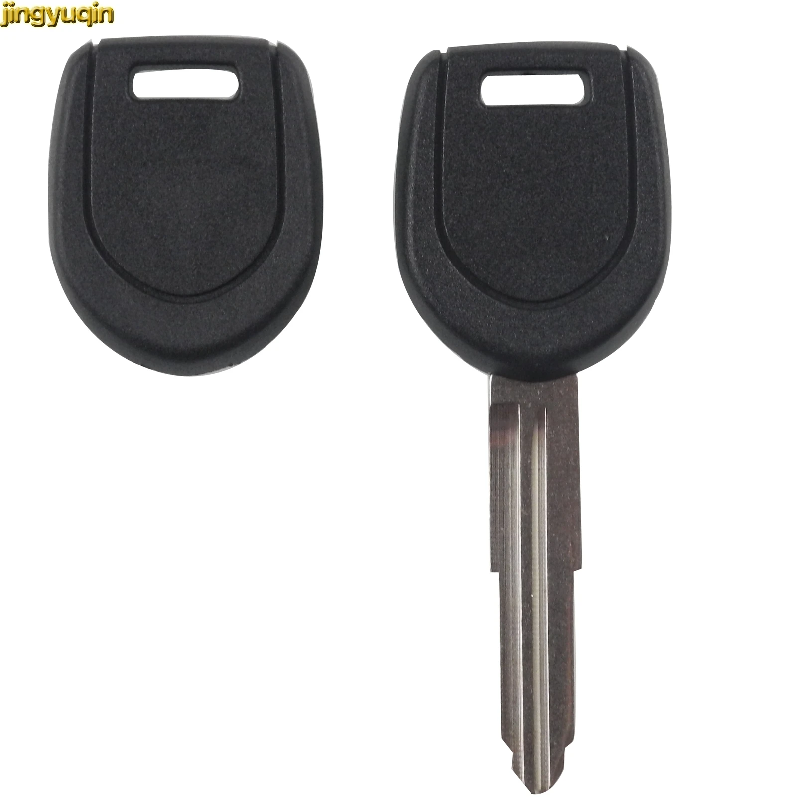 Jingyuqin Transponder Car Key Shell Caes for MITSUBISHI Colt Outlander Mirage Pajero Remote Right Blade Styling | Автомобили и