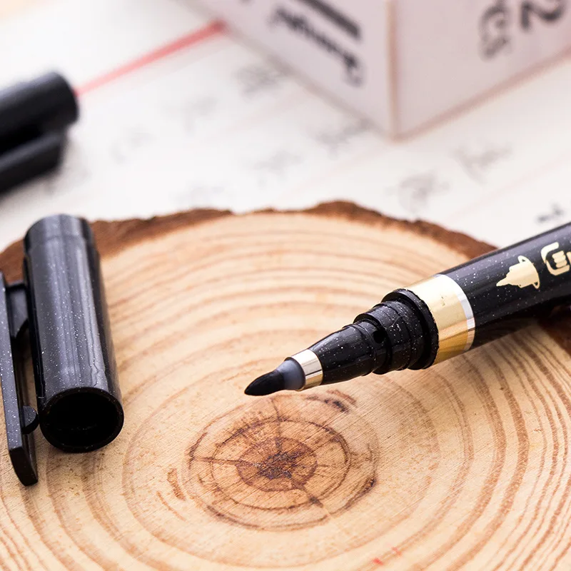 1 шт. каллиграфическая ручка красивая мягкая можно добавить чернила каллиграфия