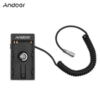 andoer dv battery power supply mount plate adapter for sony bp u30u60u90bp u for blackmagic cinema pocket camera bmpcc 4k