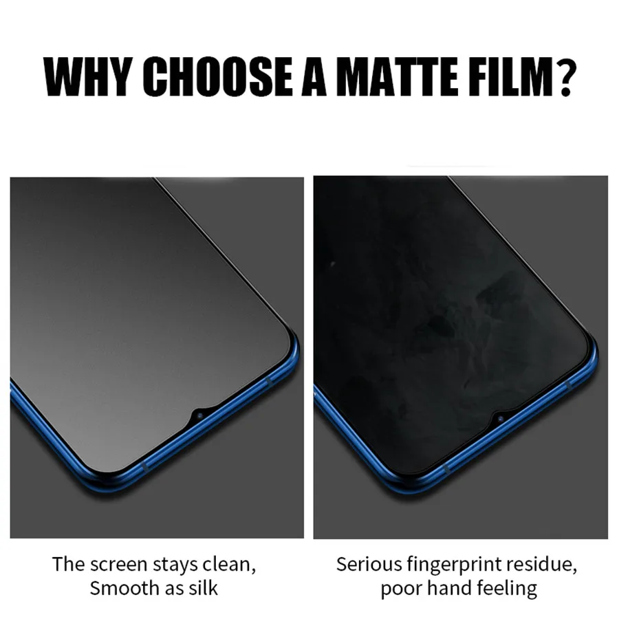 Матовая защита для экрана из закаленного стекла для Oneplus 7 Pro 6 6T 5T 5 матовая защитная пленка из закаленного стекла