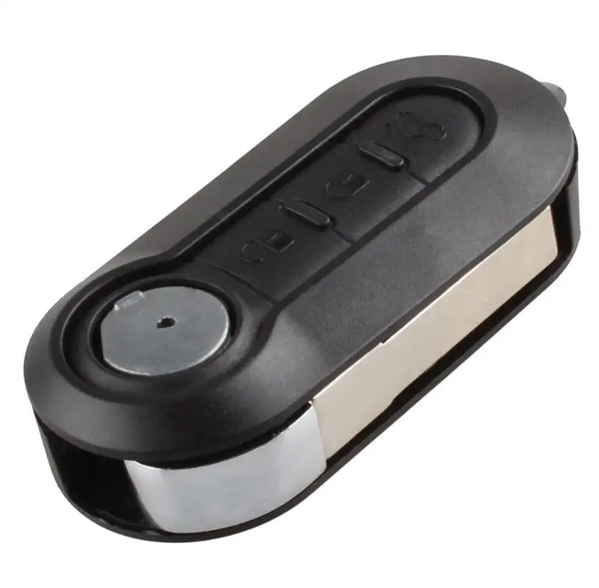 

10PCS/LOT Flip folding Remote Key Case Shell Cover Keyless For FIAT 500 Bravo Car APanda Punto larm