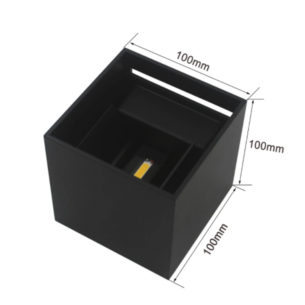 Современный настенный светильник 12 Вт светодиодный Водонепроницаемый Алюминий